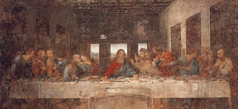 LEONARDO da Vinci The Last Supper oil painting image